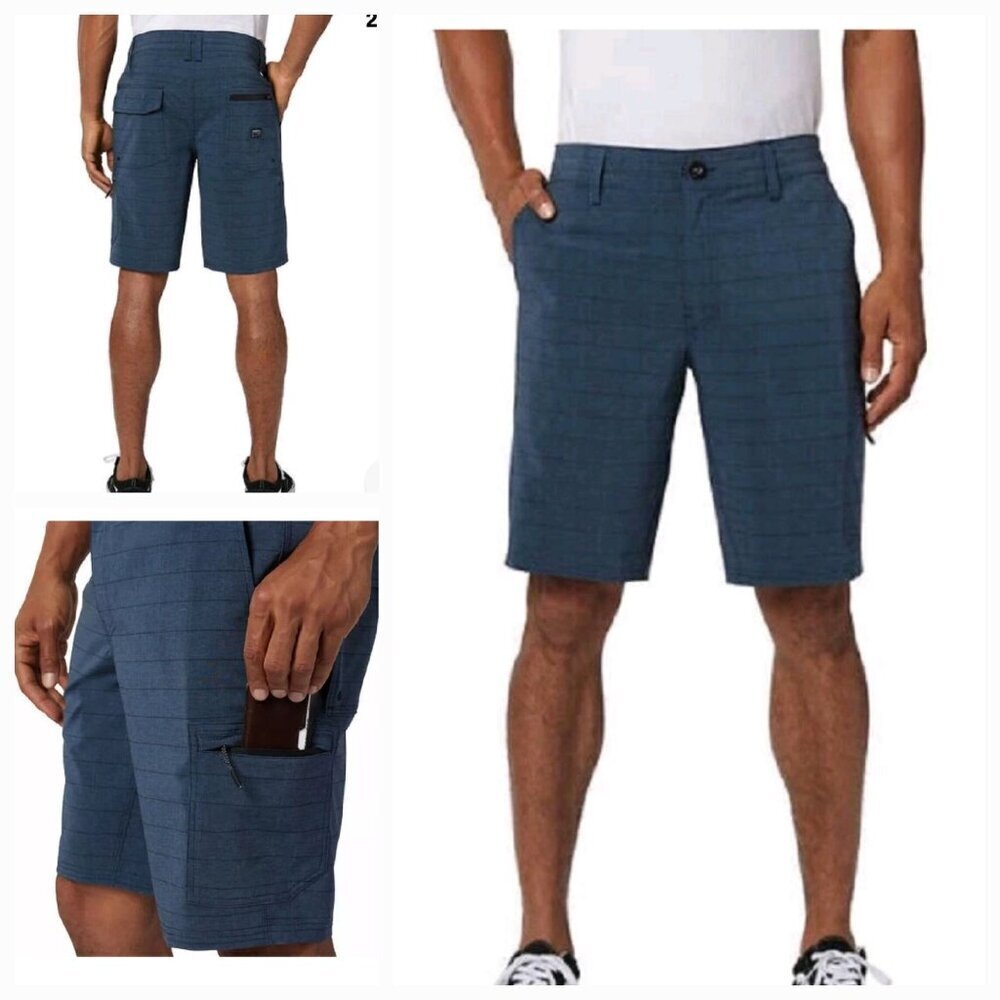O'Neill men sz 38 crossover hybrid shorts  blue athleisure activewear